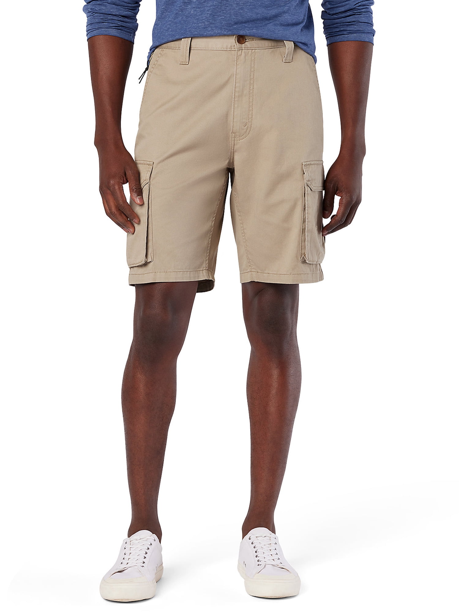 Levi Strauss Signature Men's Big Tall Cotton Cargo Shorts with