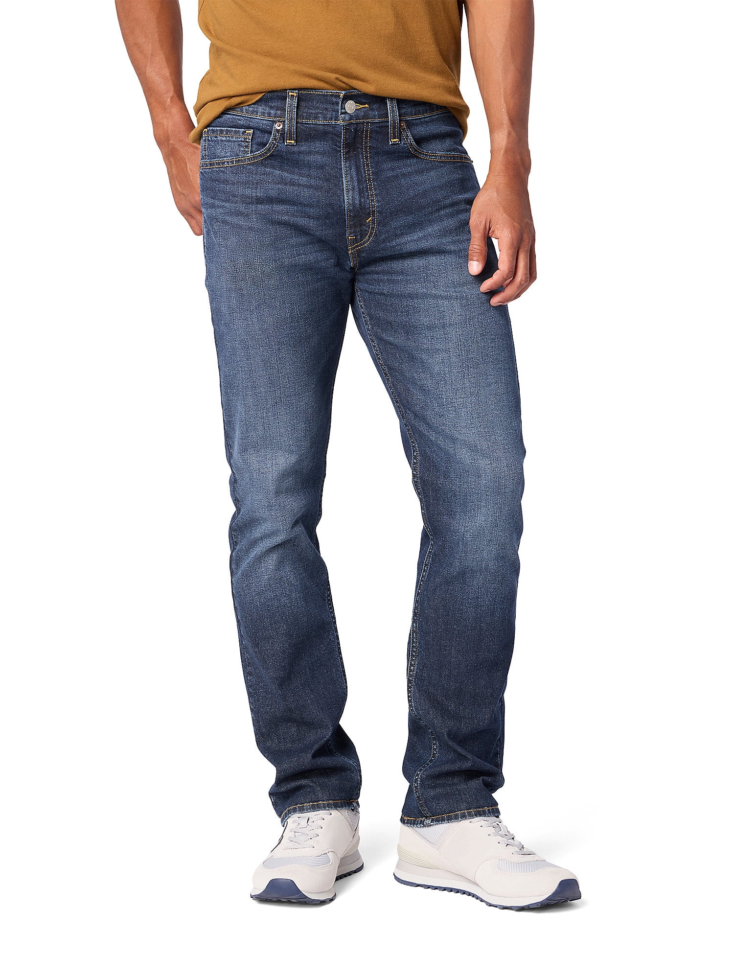 Levi Strauss Signature Men's and Big and Tall Slim Straight Fit Jeans