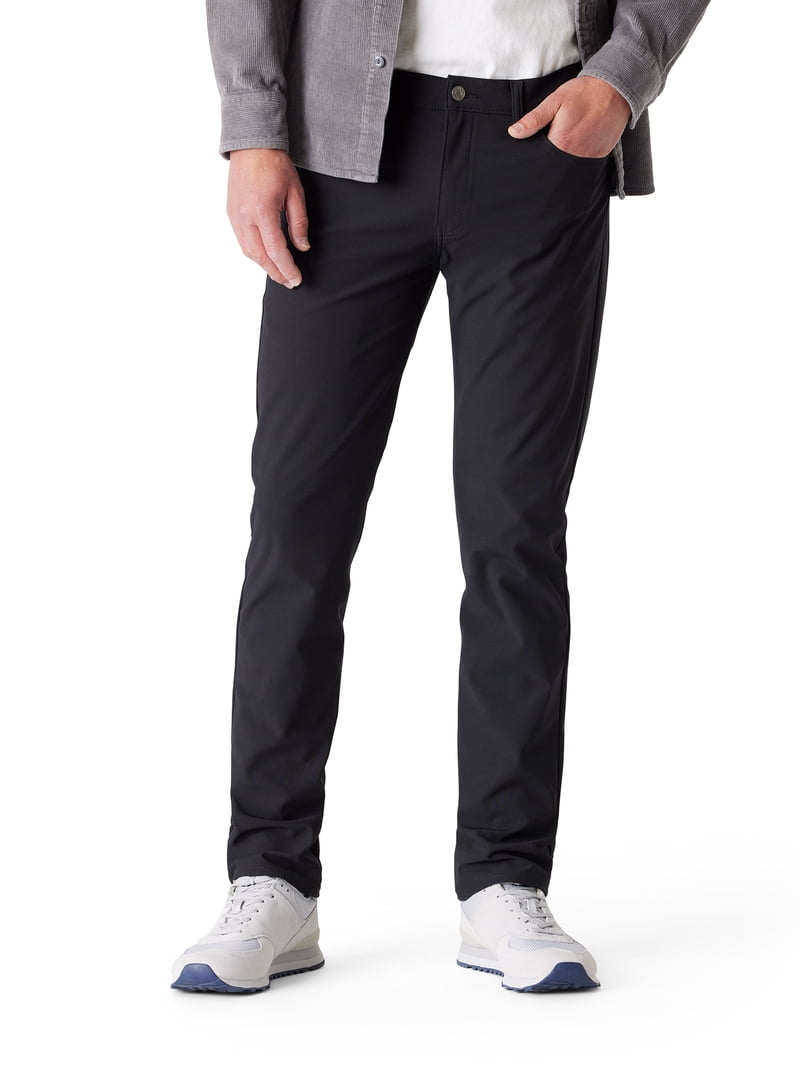 levis dress pants Vintage Mens W42 L34 Black Pockets Dacron Slacks Straight USA with just the right amount of stretch Levi Strauss Signature Men's and