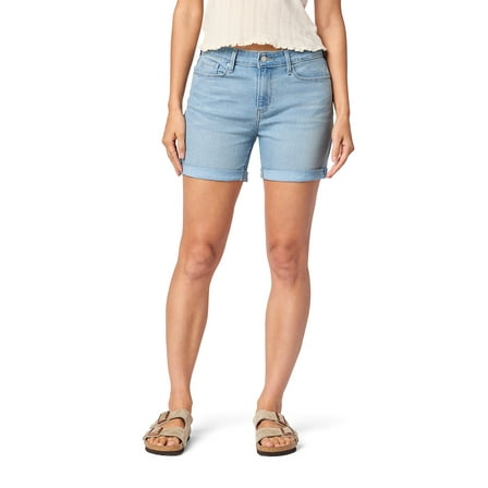 Levi Strauss Signature Women 5" Mid Rise Cuffed Short, Sizes 2-10
