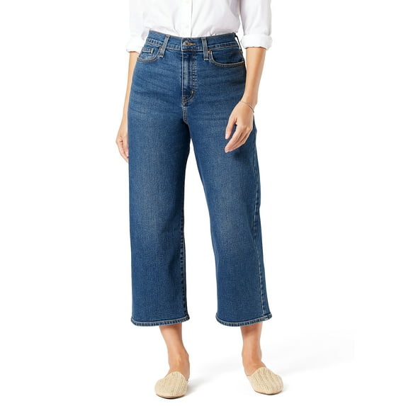 Levi Strauss Signature Women Heritage High Rise Loose Crop