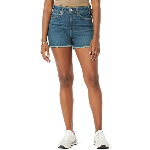 Levi Strauss Signature Women's Heritage 3" High Rise Cutoff Short
