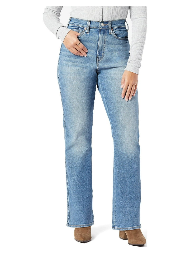 Levi Strauss Signature Women's Heritage High Rise Kick Boot Jeans