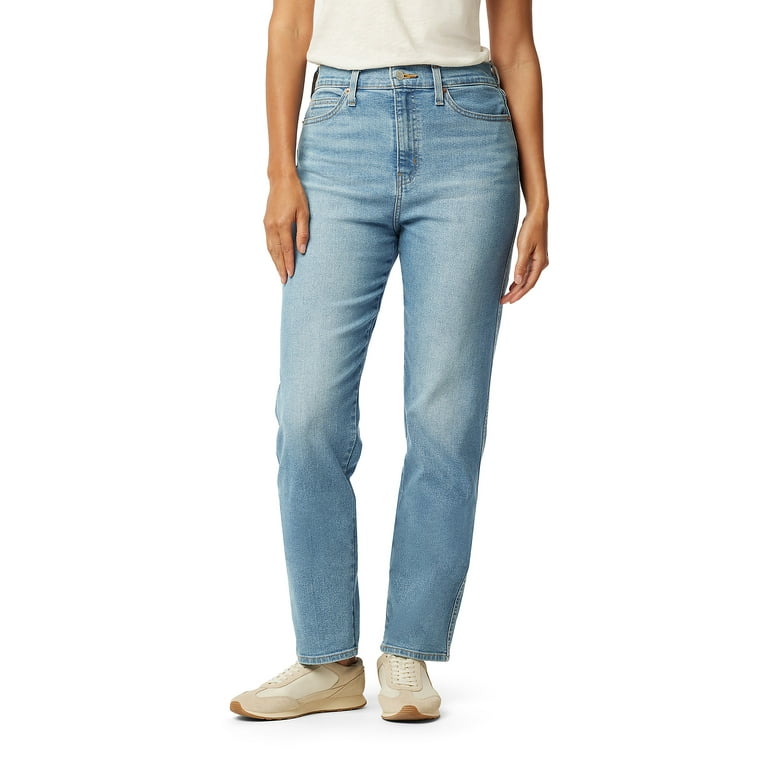 Levi Strauss Signature Women s Heritage High Rise Straight Jean Walmart