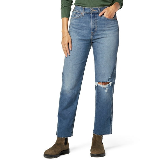 Levi Strauss Signature Women's Heritage High Rise Straight Jeans