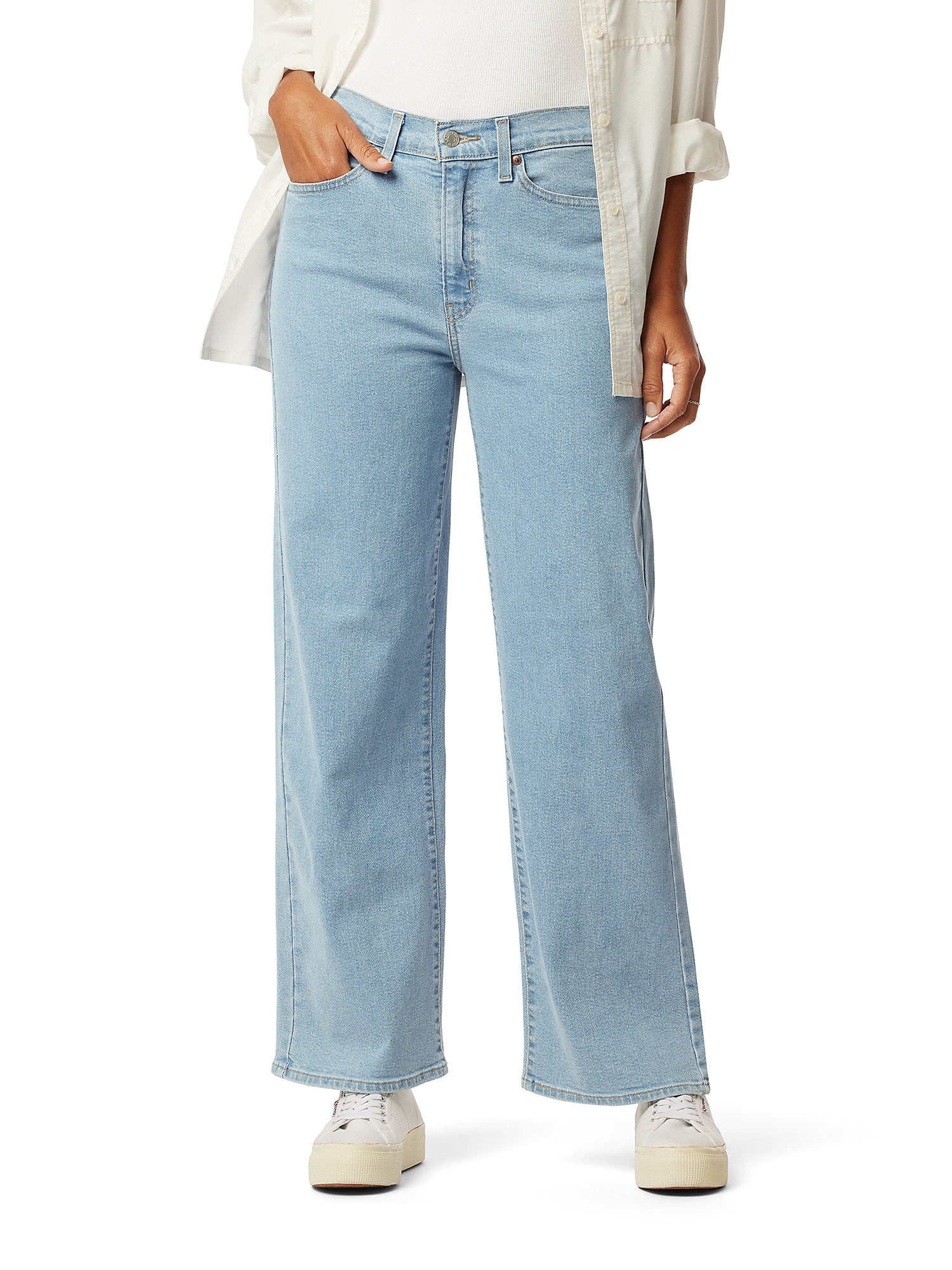 Women's and Women's Plus Heritage High-Rise Wide Leg Jean, Sizes 0-16