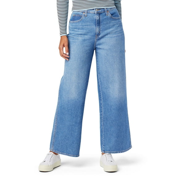 Levi Strauss Signature Women's Heritage High-Rise Wide Leg Jeans
