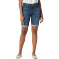 thumbnail image 1 of Levi Strauss Signature Women's Mid Rise Bermuda Shorts, 1 of 6