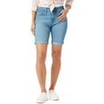 thumbnail image 1 of Levi Strauss Signature Women's Mid Rise Bermuda Shorts, 1 of 5