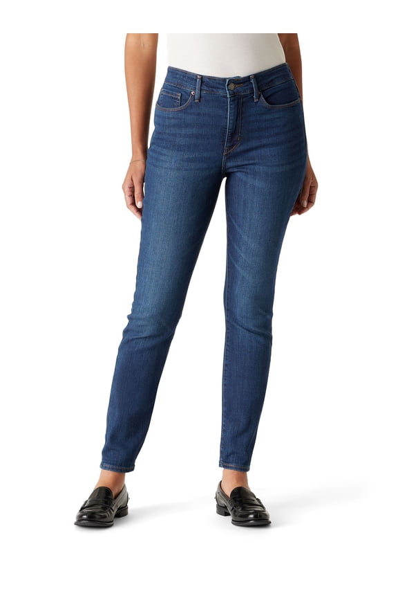Women's Mid Rise Skinny Jeans, Tummy-Smoothing Pannel, Sizes 2-20
