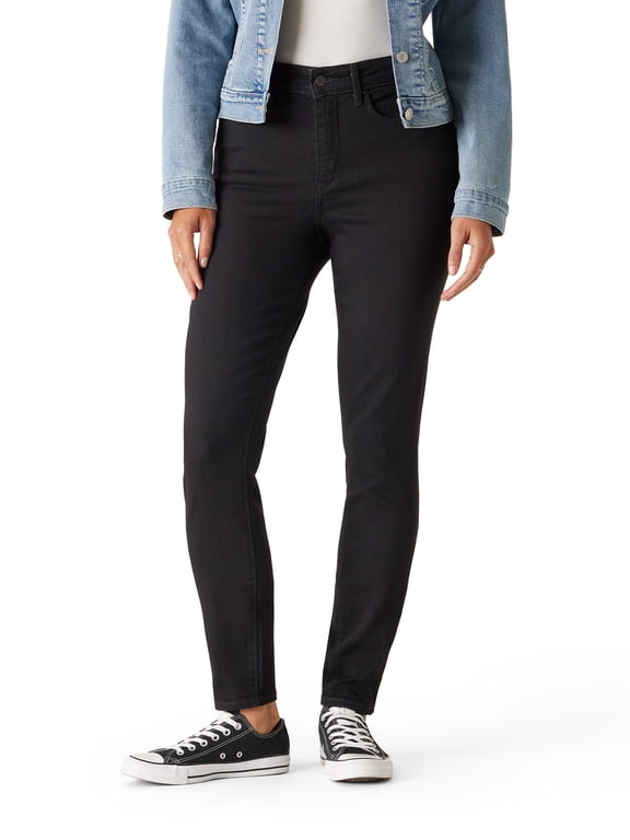 Women's Mid Rise Skinny Jeans, Tummy-Smoothing Pannel, Sizes 2-20