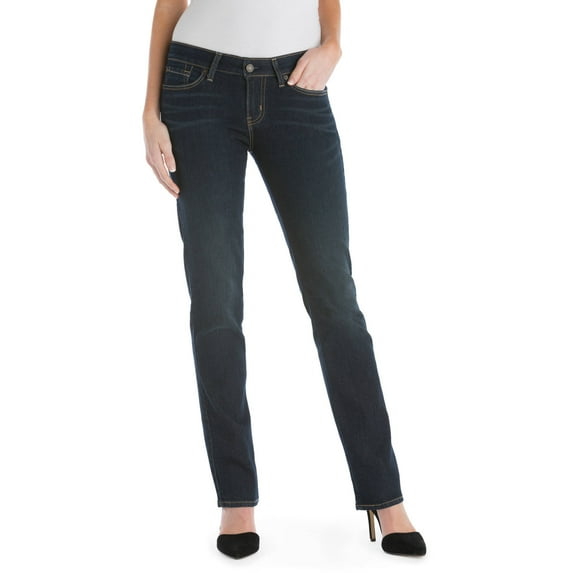 Levi Strauss Signature Women's Modern Mid-Rise Straight Jeans