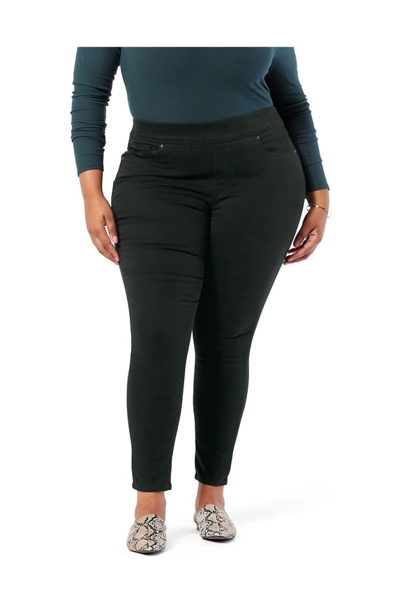 Women's Plus Size Shaping Pull-On Skinny Jeans