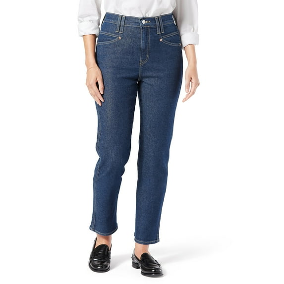Levi Strauss Signature Women's Shaping High-Rise Straight Jeans