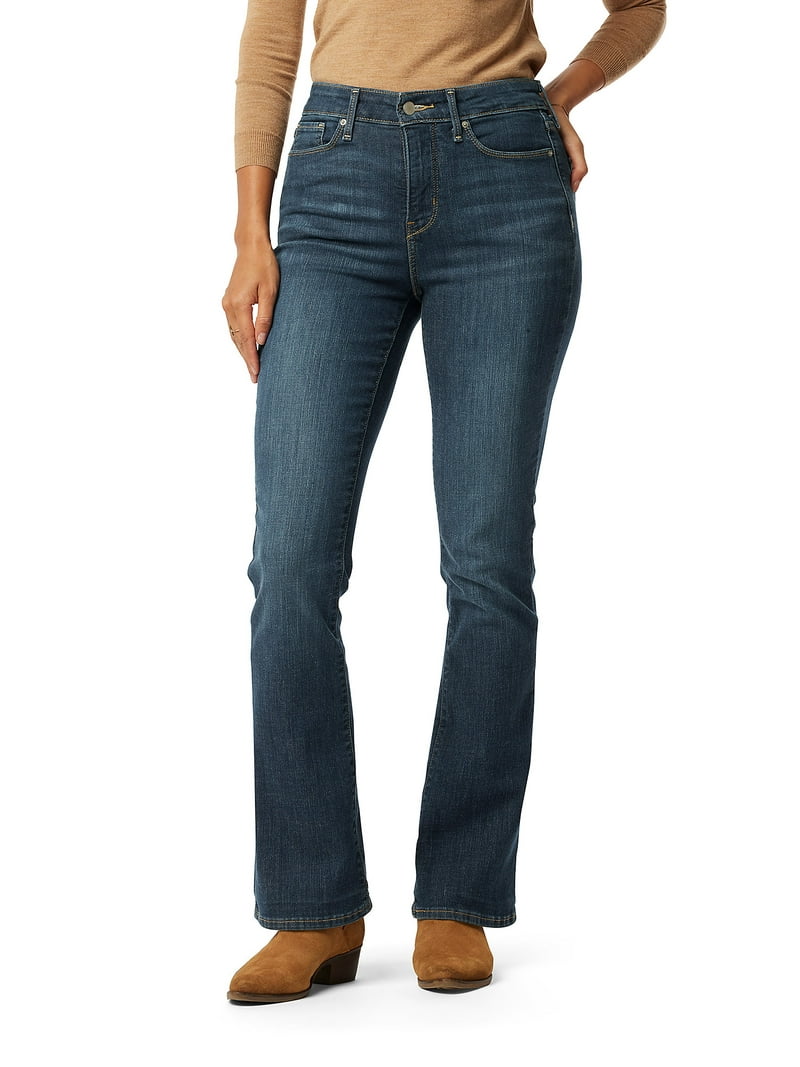 Levi Strauss Signature Women's Shaping Mid Rise Bootcut Jeans