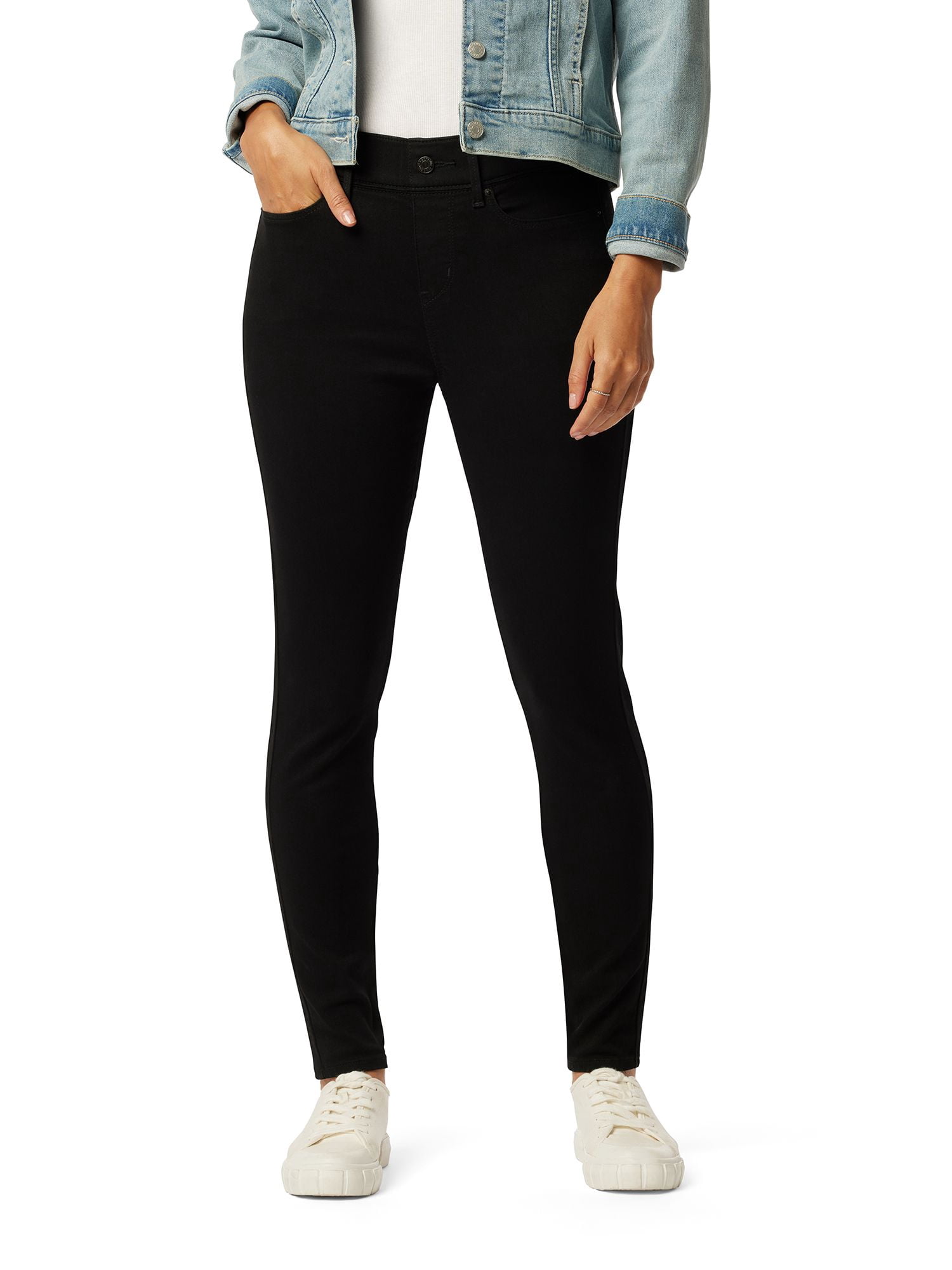 Levi Strauss Signature Women's and Womne's Plus Shaping Perfect Pull On Skinny Jeans, Sizes 2-20