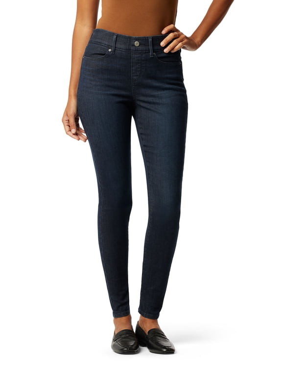 Women's and Women's Plus Shaping Perfect Pull On Skinny Jeans