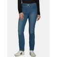 thumbnail image 1 of Levi Strauss Signature Women's Shaping Perfect Pull On Straight Jeans, Sizes 2-16, 1 of 3
