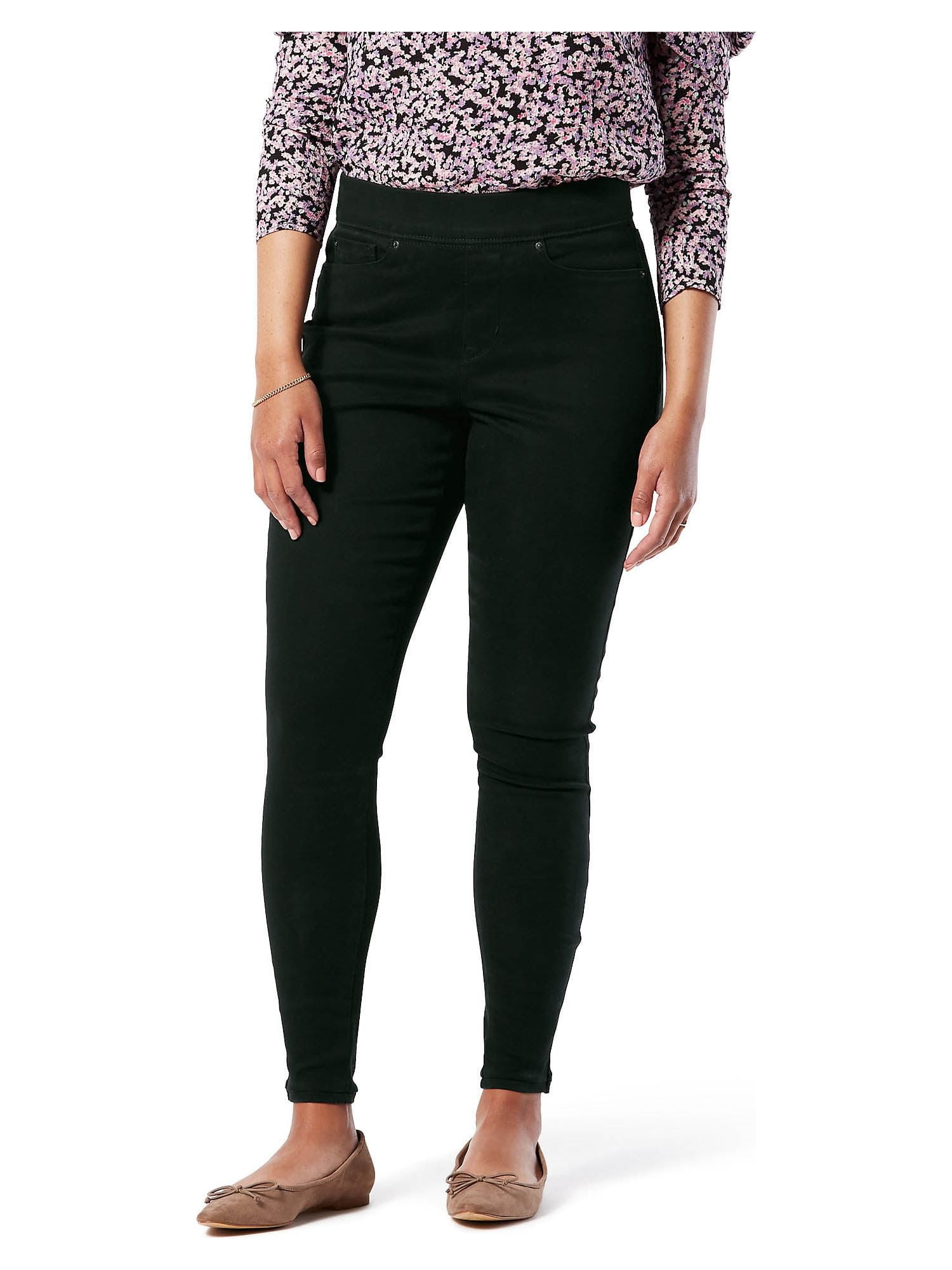 Levi Strauss Signature Women's Simply Stretch Shaping Pull-On Super Skinny Jeans