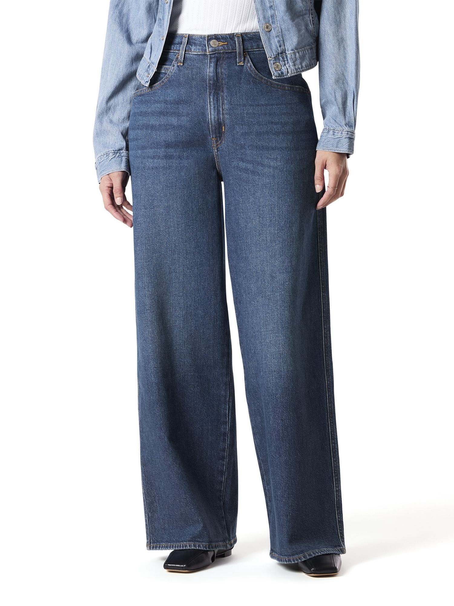 Levi Strauss Signature Women's and Women's Plus Vintage Cinch Loose Cargo Pants