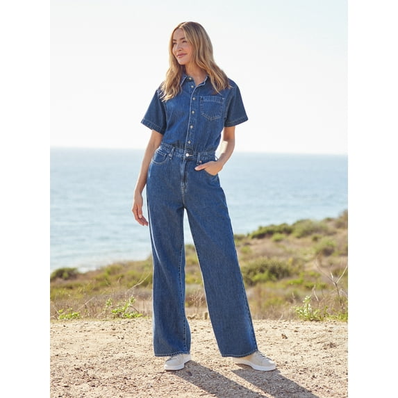 Levi Strauss Signature Women's and Women's Plus Vintage Jumpsuit, Sizes XS-4X