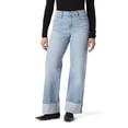 thumbnail image 1 of Levi Strauss Signature Women's Vintage Mid Rise Cuffed Stovepipe Jeans, 1 of 8