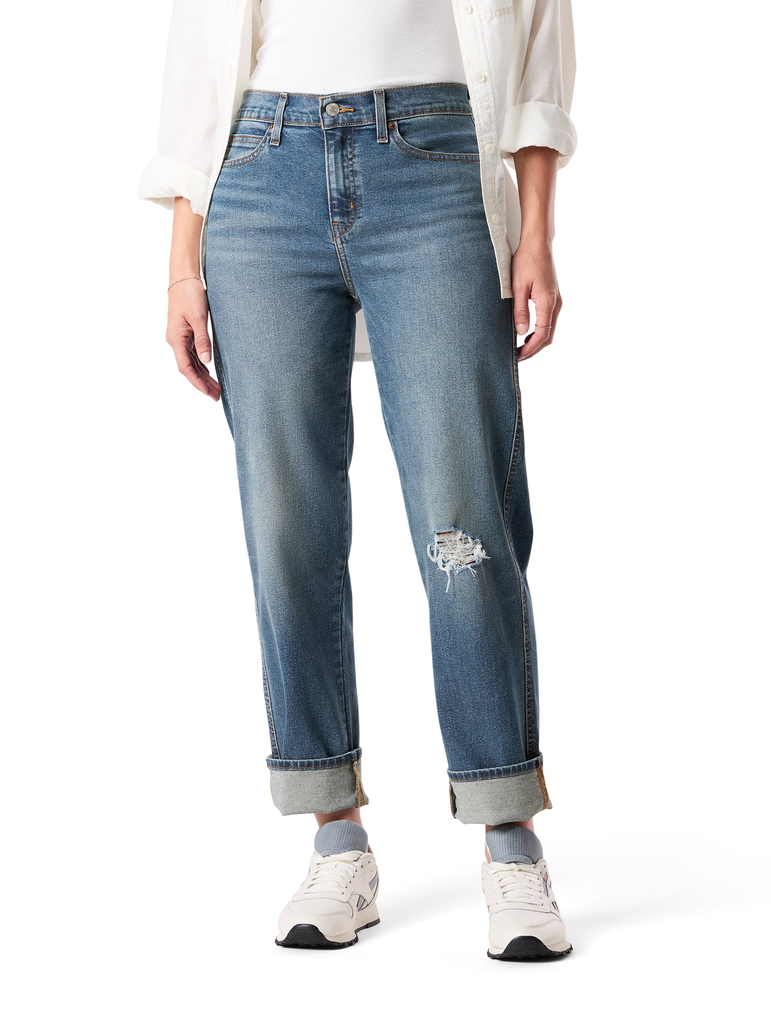 Levi Strauss Signature Women's and Women's Plus Vintage 90's Relaxed Straight Jeans
