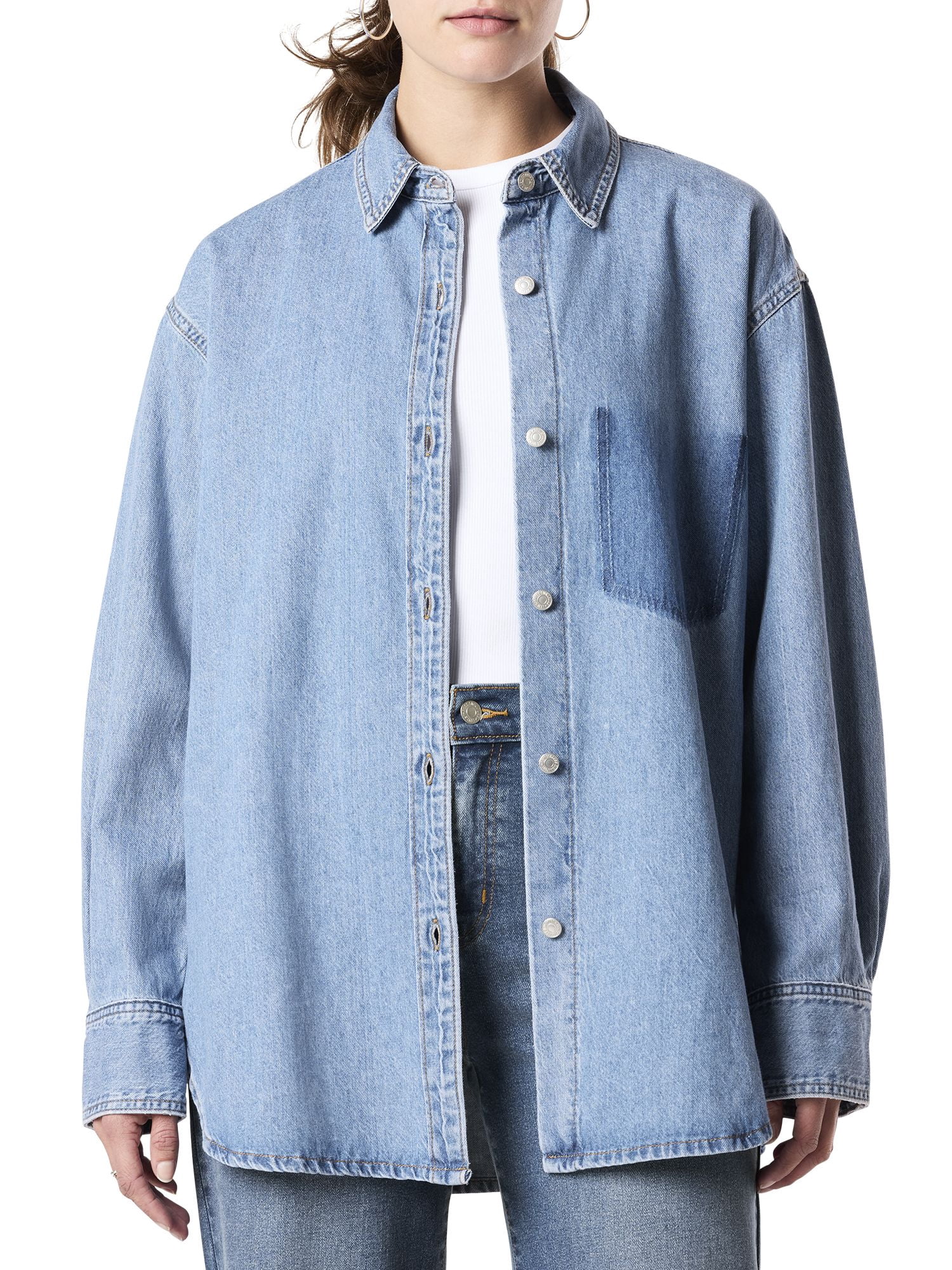 Levi Strauss Signature Women's Vintage Relaxed Denim Shirt