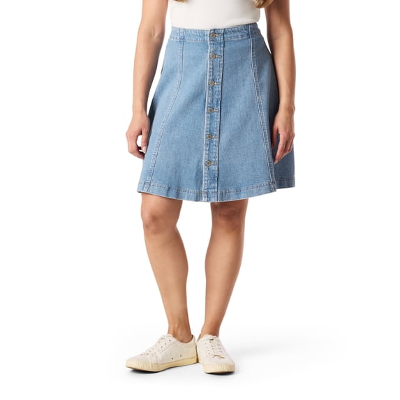 Levi Strauss Signature Women's Vintage Seamed Flounce Skirt