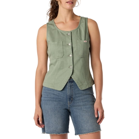 Levi Strauss Signature Women's Vintage Summer Vest, Sizes XS-XXL