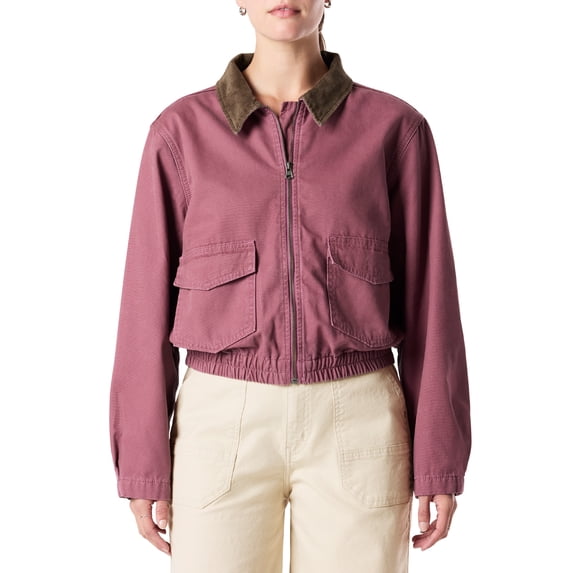 Levi Strauss Signature Women's Vintage Zip Cinch Lined Jacket