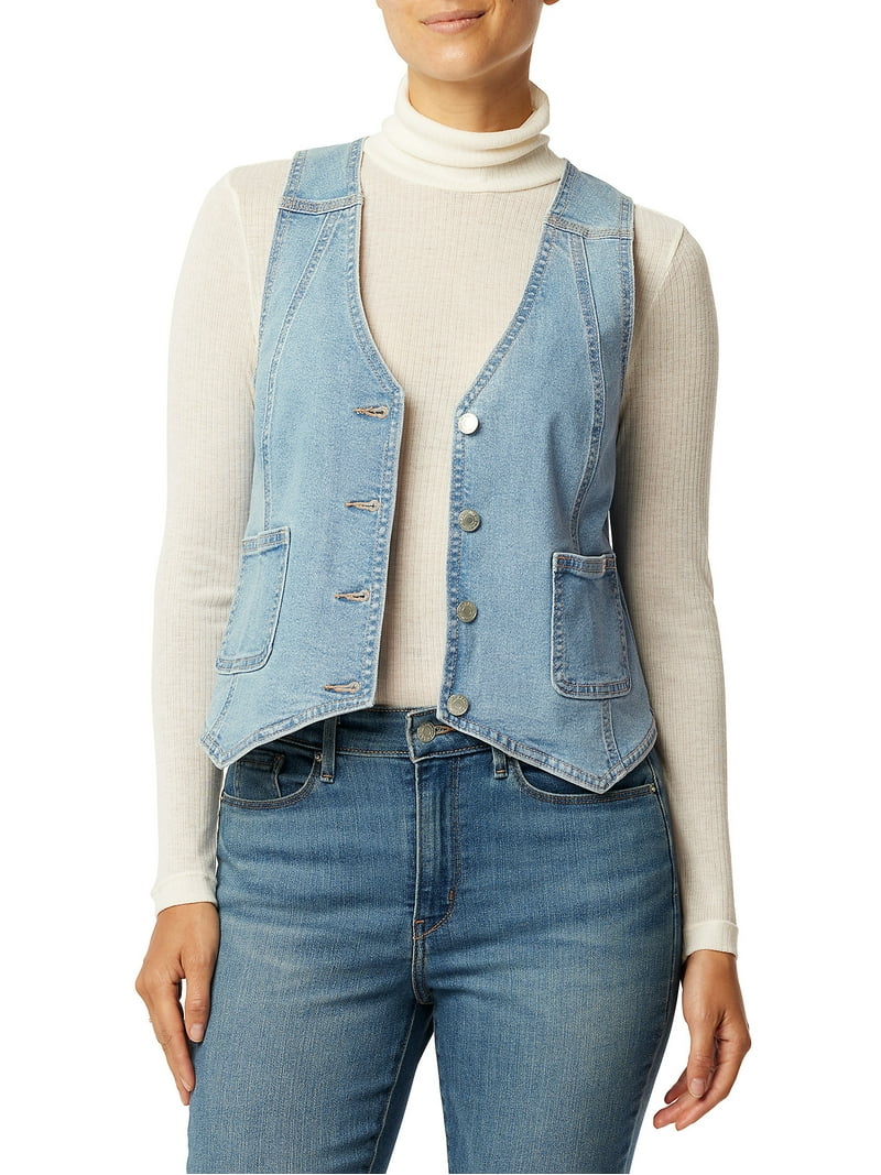 Levi Strauss Signature women's 95 Vest Denim XS-4X