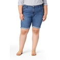 thumbnail image 1 of Levi Strauss Signature Women's and Women's Plus Bermuda Shorts, Sizes 2-28, 1 of 4