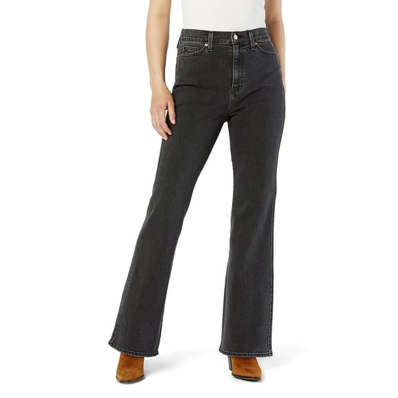 Levi Strauss Signature Women's and Women's Plus Heritage High Rise Flare Jeans