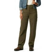 Levi Strauss Signature Women's and Women's Plus Heritage High Rise Utility Loose Straight Jean, Sizes 0-14