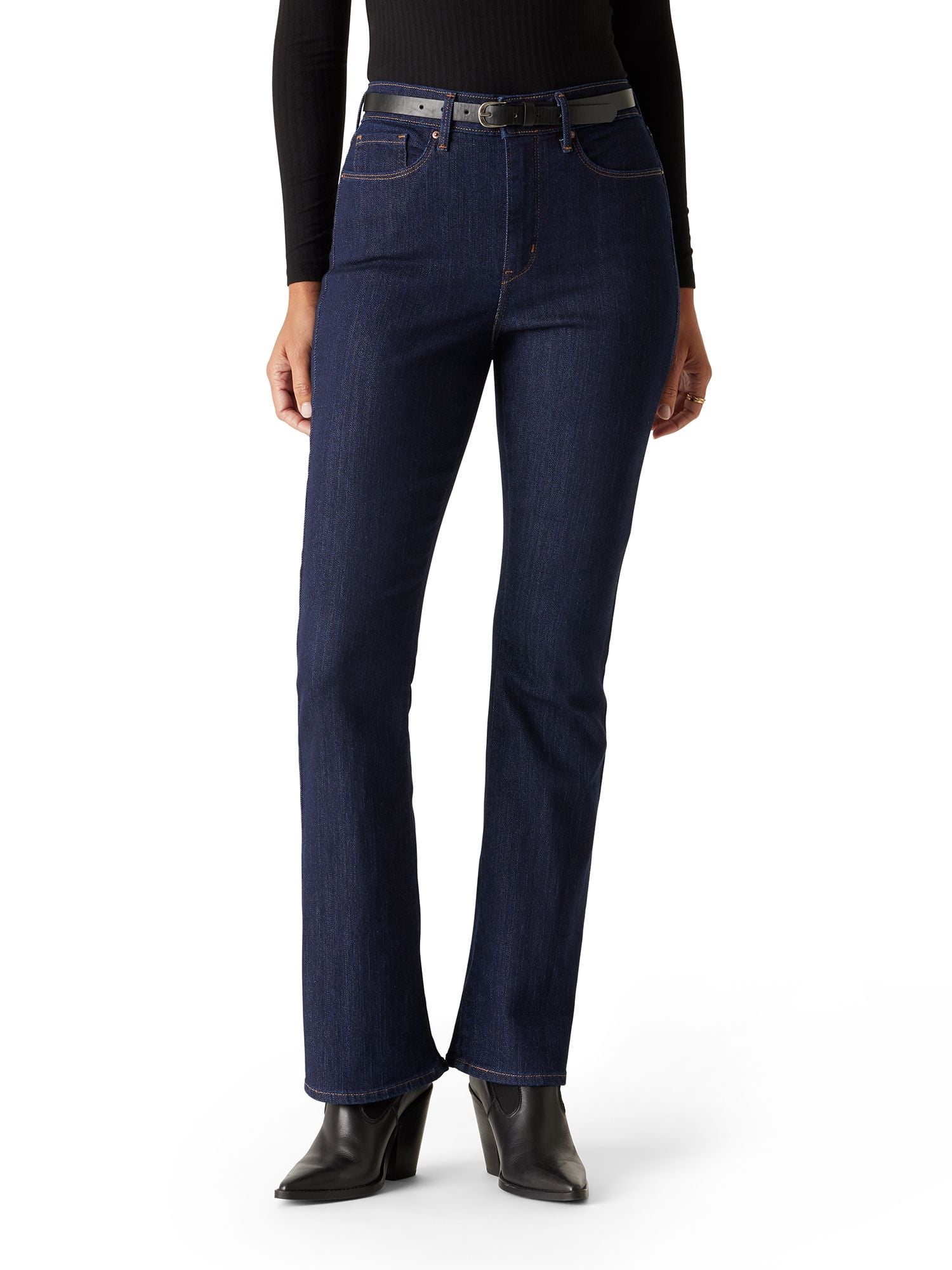 Levi Strauss Signature Women's and Women's Plus High Rise Bootcut Jeans, Sizes 2-20