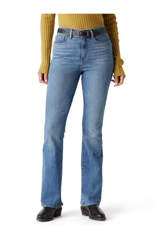 Women's and Women's Plus High Rise Bootcut Jeans, Sizes 2-20