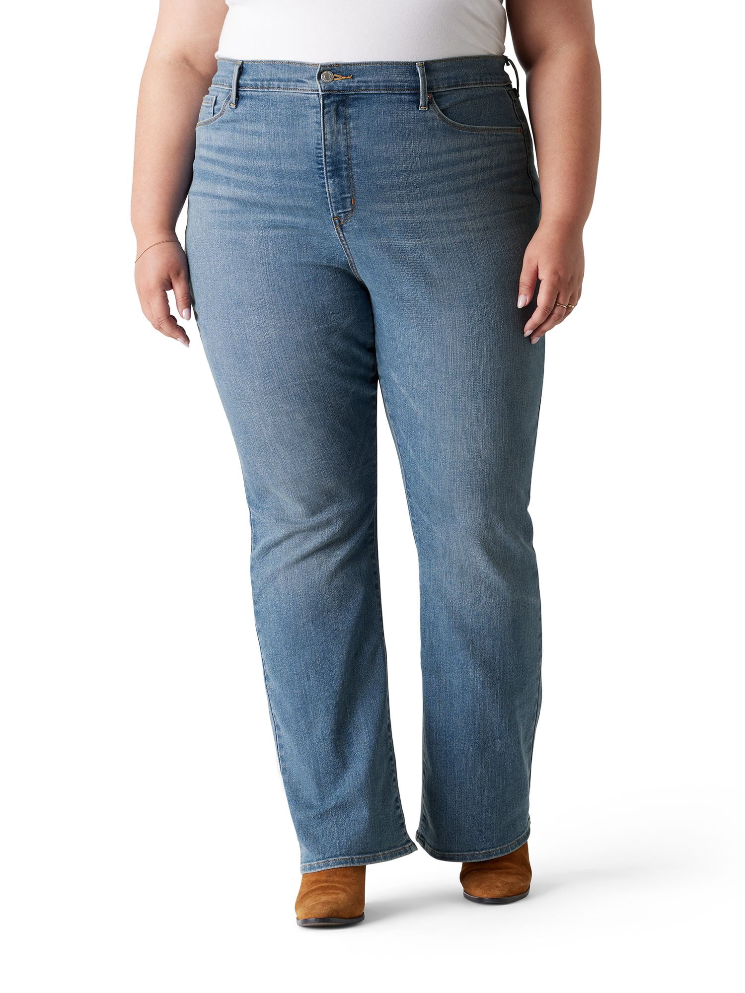 Levi Strauss Signature Women's and Women's Plus High Rise Bootcut Jeans