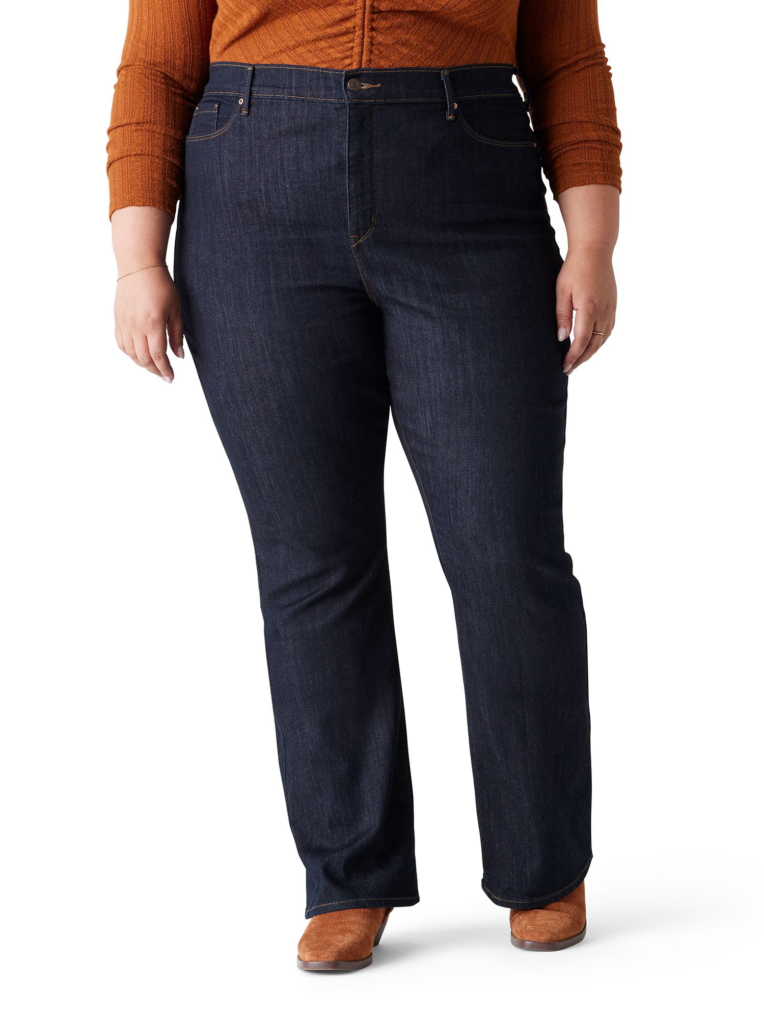 Levi Strauss Signature Women's and Women's Plus High Rise Bootcut Jeans