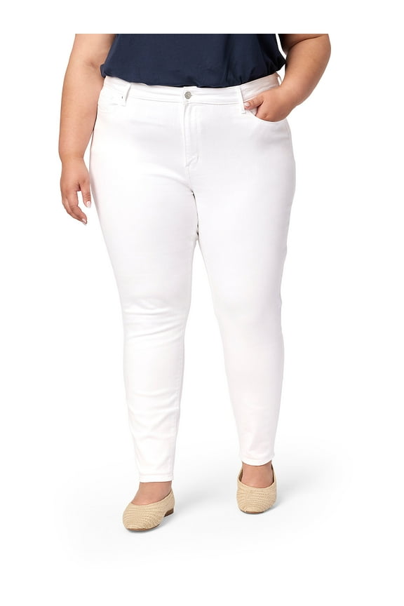 Women's and Women's Plus High Rise Skinny Jeans, Inseams: Short, Regular and Long, Sizes 2-28