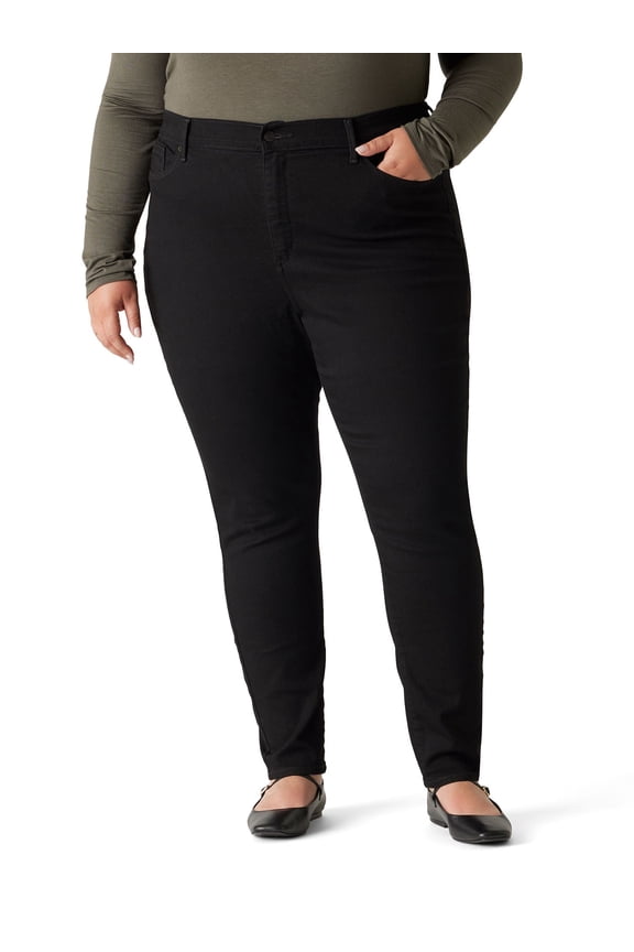 Women's and Women's Plus High Rise Skinny Jeans, Sizes 2-26