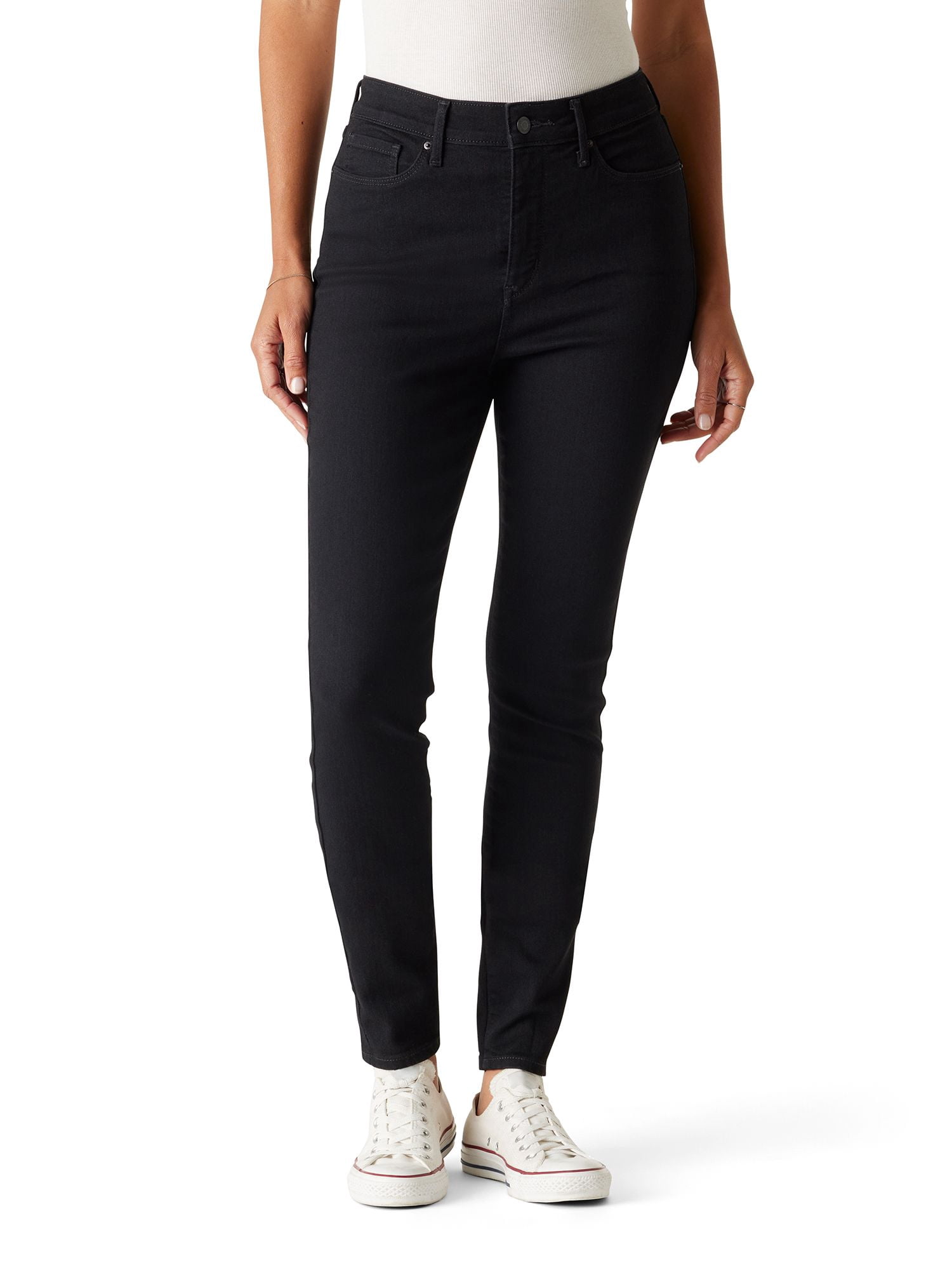 Levi Strauss Signature Women's and Women's Plus High Rise Skinny Jeans, Sizes 2-26