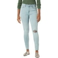 thumbnail image 1 of Levi Strauss Signature Women's and Women's Plus High Rise Skinny Jeans, Inseams: Short, Regular and Long, Sizes 2-28, 1 of 3