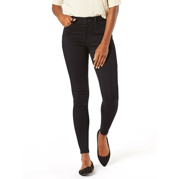 Levi Strauss Signature Women's and Women's Plus High Rise Skinny Jeans, Inseams: Short, Regular and Long, Sizes 2-28