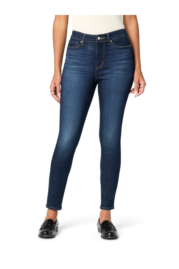 Women's and Women's Plus High Rise Skinny Jeans, Inseams: Short, Regular and Long, Sizes 2-28
