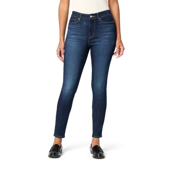 Levi Strauss Signature Women's and Women's Plus High Rise Skinny Jeans, Inseams: Short, Regular and Long, Sizes 2-28