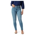 thumbnail image 1 of Levi Strauss Signature Women's and Women's Plus High Rise Skinny Jeans, Inseams: Short, Regular and Long, Sizes 2-28, 1 of 5