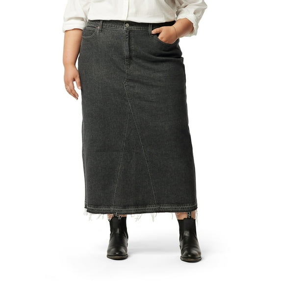 Levi Strauss Signature Women's and Women's Plus Maxi Denim Skirt, Sizes 0-28