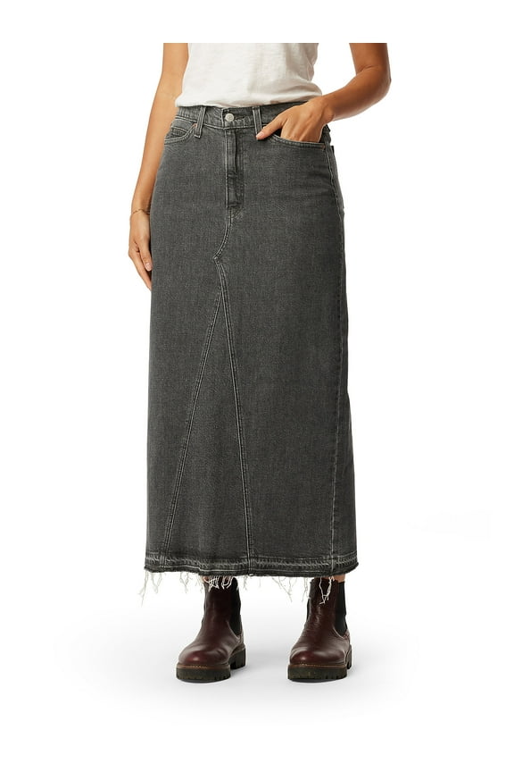 Women's and Women's Plus Maxi Denim Skirt, Sizes 0-28