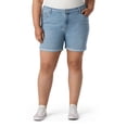 thumbnail image 1 of Levi Strauss Signature Women's and Women's Plus Mid Rise 5" Shorts, Sizes 0-26, 1 of 7